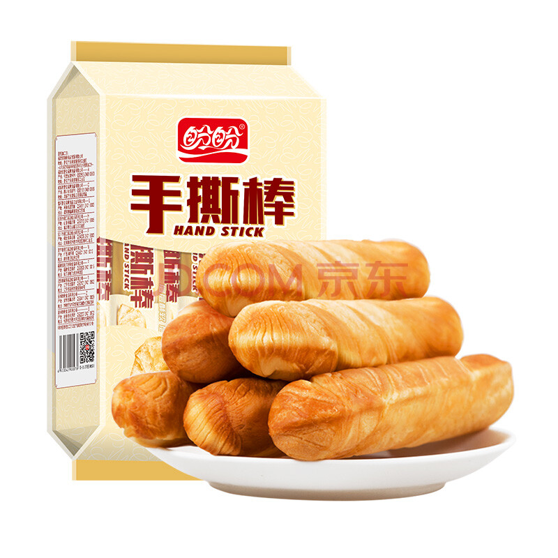 四川云南：PANPAN FOODS 盼盼 手撕棒面包 奶香味 210g