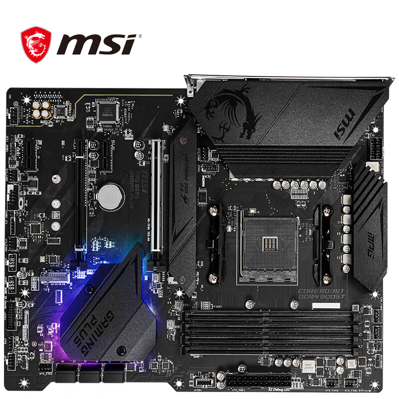 MSIMPGB550GAMINGPLUS3700X3600X3600CPUAMDB550SocketAM4