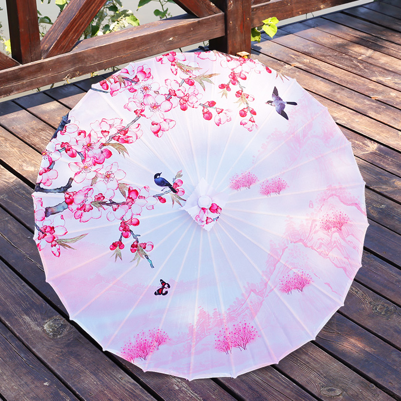 油纸伞女古风防雨实用折叠