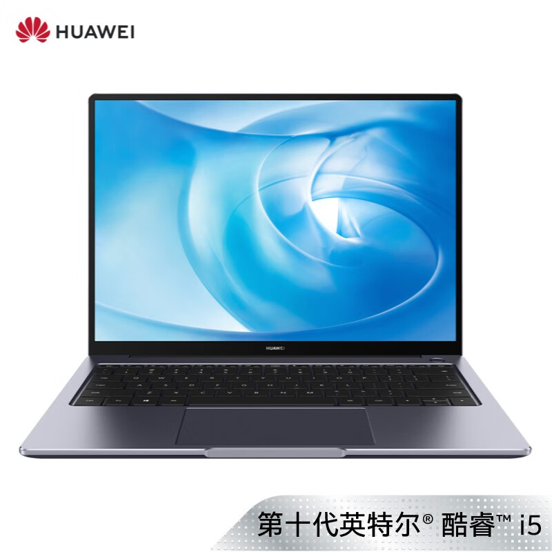 华为HUAWEI MateBook 14 2020款全面屏轻薄性能笔记本电脑 十代酷睿(i5 16G 512G MX250 触控屏 多屏协同)灰