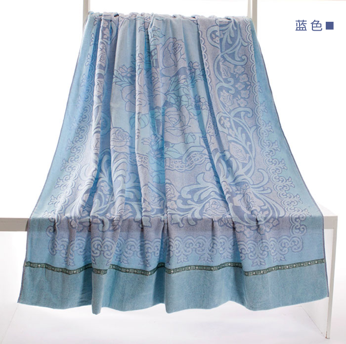 
                                        金号纯棉毛巾被 紫色                