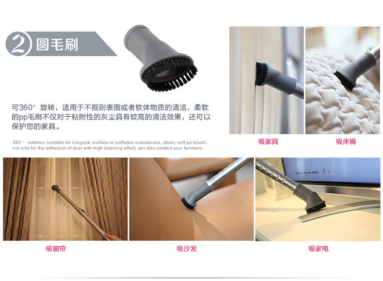 小狗（puppy）迷你无耗材除螨家用吸尘器 D7