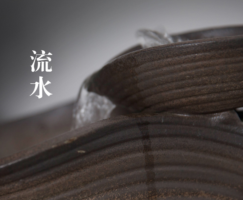 
                                        万仟堂 流水摆件 流水器 陶瓷 装饰 艺术 家装摆件 创意家居 日月同辉贝壳 日月同辉                
