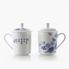 
                                        思喜 800ml景德镇陶瓷 冰裂纹 手绘荷花大容量提梁壶茶具套装JDCJ007 (不含茶盘                