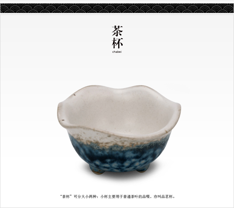 
                                        万仟堂（Edenus） 万仟堂陶瓷茶具套装整套茶具日式功夫6人成套礼盒茶具 秋荷一池 配茶盘-有排水                