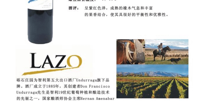 原装进口 智利砾石庄园梅洛干红葡萄酒 价格\/原