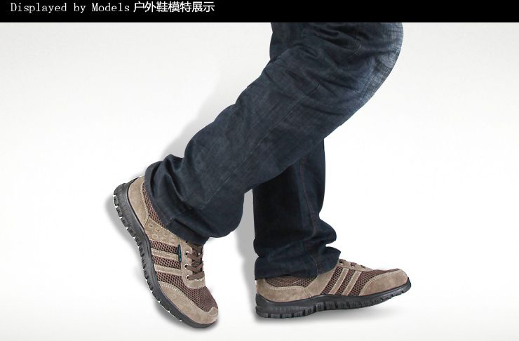 双十二全民满减宝飘(Bepure)男式牛皮反绒皮网