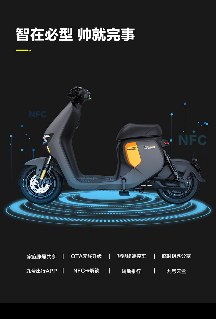 电动自行车_Ninebot 九号 电动自行车 远行者F90