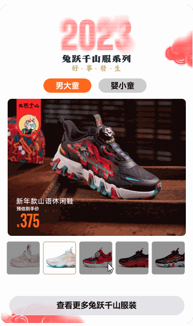 Tab轮播里面嵌套缩略图轮播