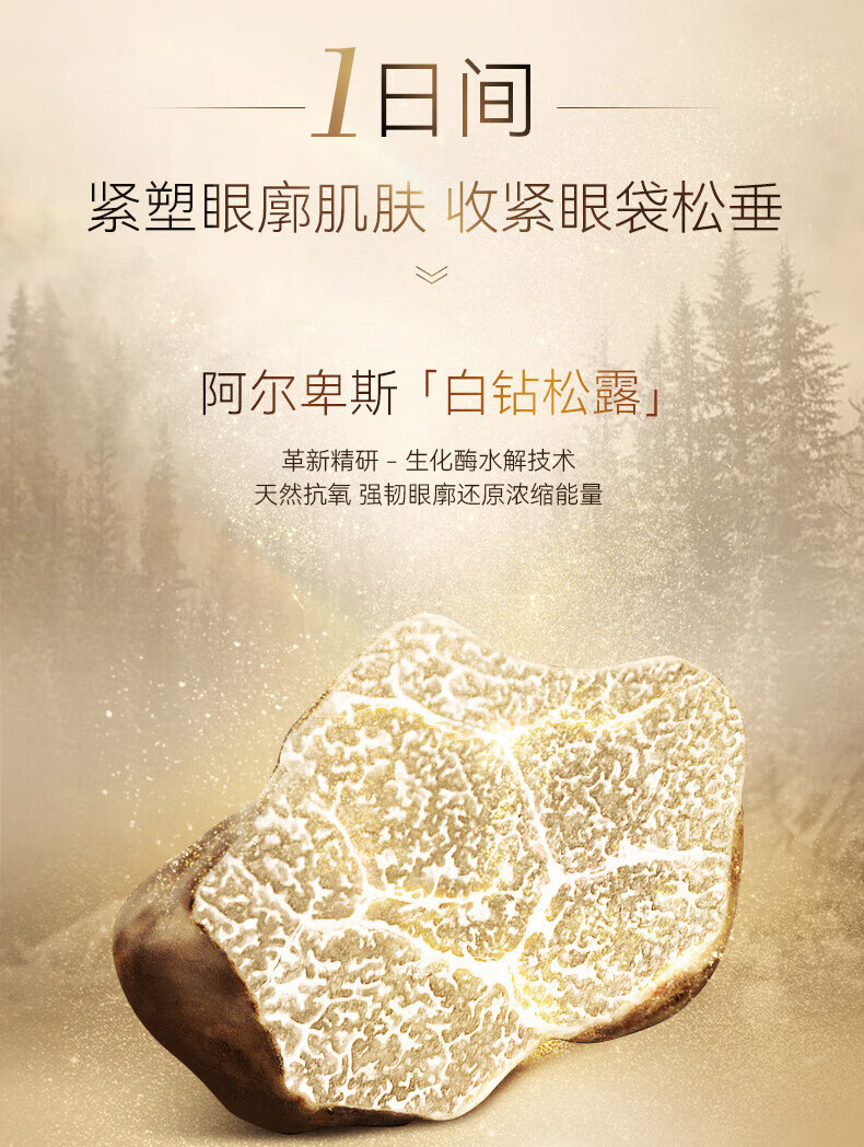 RSAS抗皱眼霜眼袋霜 淡化细纹黑眼圈提拉紧致 日夜分时眼霜20g