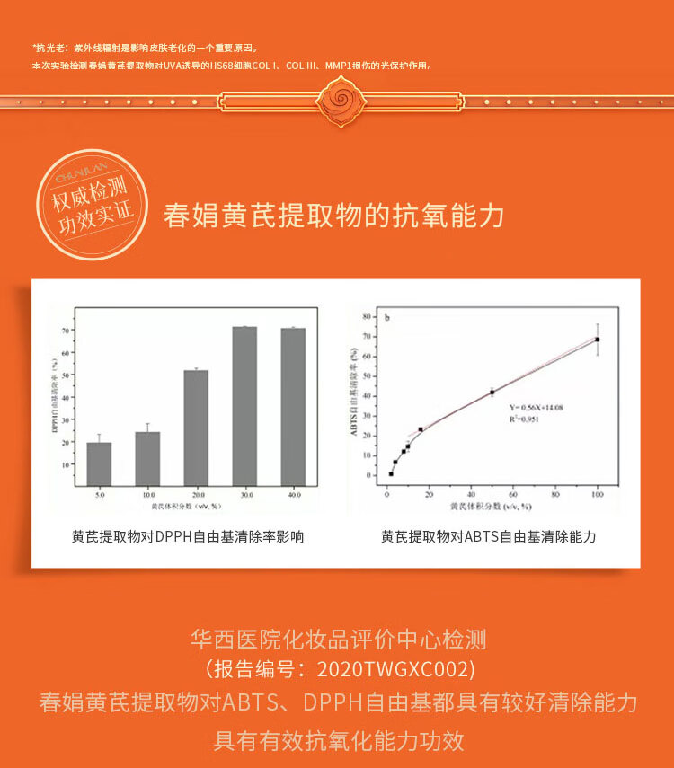 春娟黄芪霜滋润保湿补水经典老牌国货面霜护肤品脸霜化妆品 清爽油皮肌肤版45g