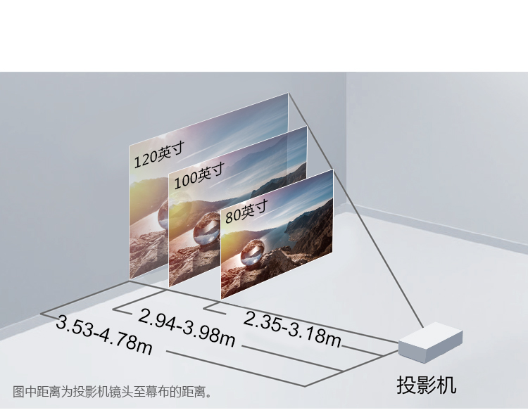 爱普生（EPSON） CB-E01E投影仪 商务办公投影机 网课露营 3300流明+免费远程指导 官配
