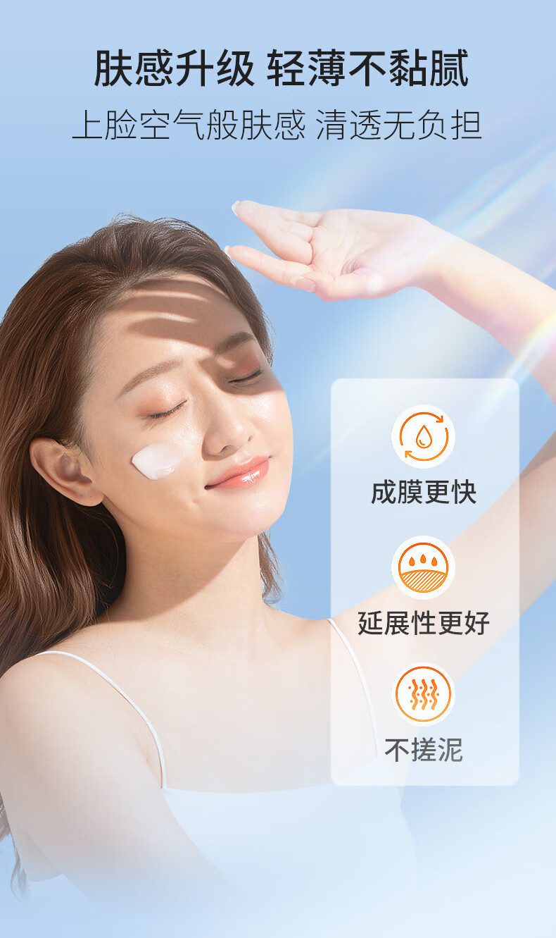 格兰玛弗兰安娜亚马逊防晒霜50mlSPF50+隔离防晒保湿防水防汗学生军训防晒霜 彩虹瓶防晒霜50ml