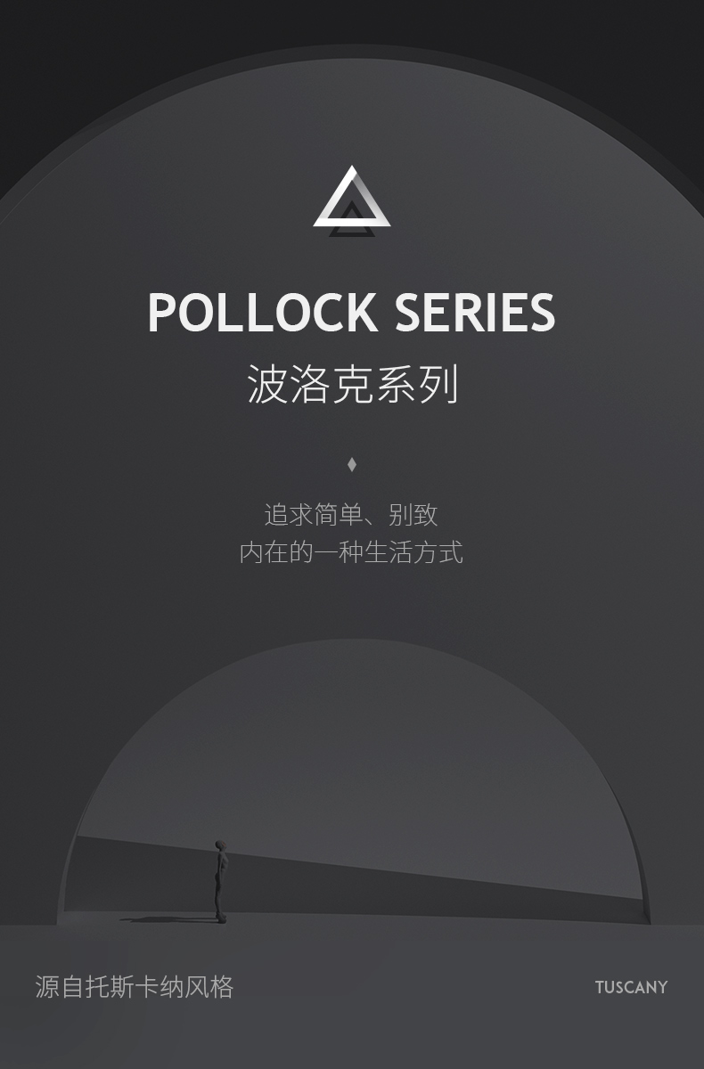 DC意式极简大小茶几组合客厅家用小户型圆形茶桌大理石茶几边几组合素雅白面经典黑面两色搭配金属框架家具 0.5米茶几