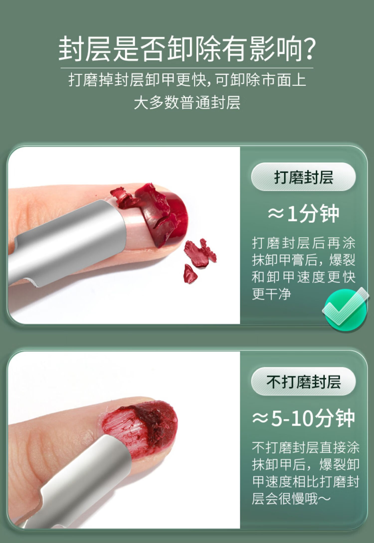 妮丽雅卸甲爆裂胶不伤手卸甲油胶美甲强力卸指甲膏解胶剂卸甲水 【卸甲油胶】卸甲膏+海绵搓条