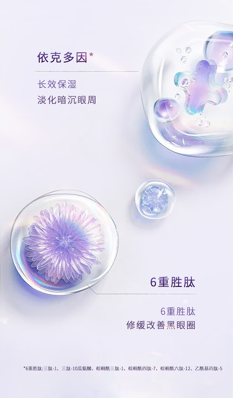 鄭明明臻萃焕采紧致修护眼部套组眼霜提拉紧致淡化细纹黑眼圈眼袋保湿 25g+30ml