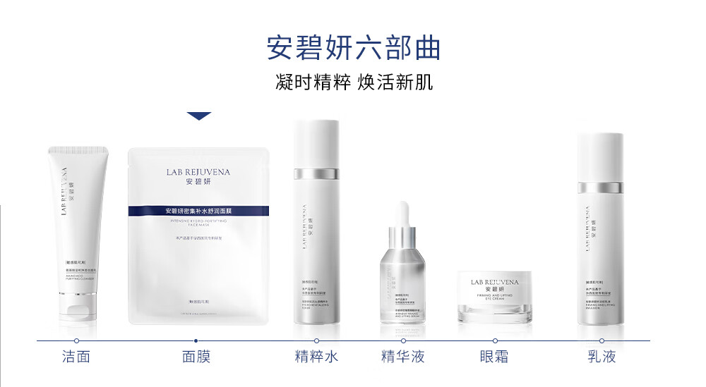 安碧妍华西积雪草舒缓修护肌肤屏障透明质酸保湿敏感肌祛痘面膜两片装 两片装（尝新价）