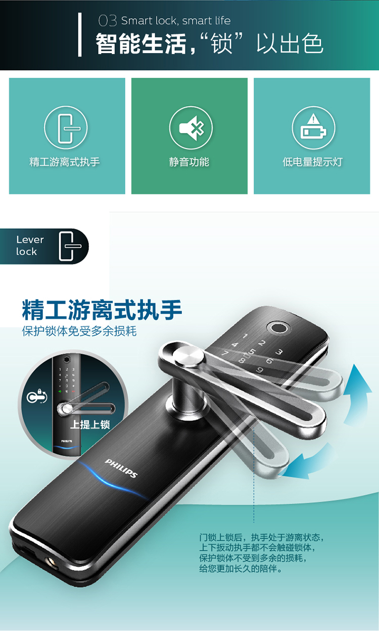 飞利浦7100智能锁评测怎么样?用后一周讲体验真相？
