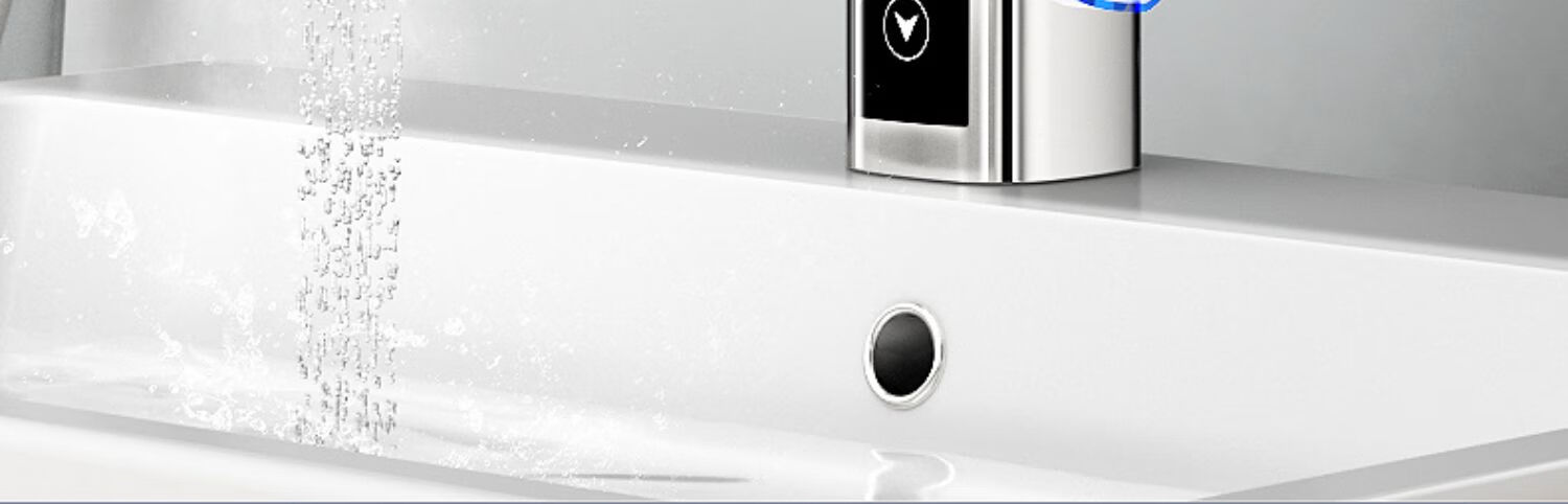奥克斯（AUX）电热水龙头热水器加热水龙头快速热水变频恒温厨房下进水 大屏数显+电镀银（送漏保）