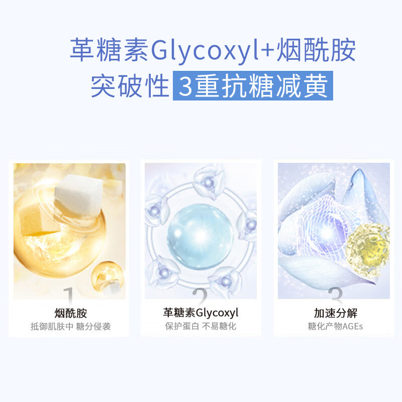 玉兰油（OLAY）抗糖精华小白瓶4代烟酰胺美白淡斑痘印保湿亮肤旅行小样女友中秋 【到手32ml】抗糖小白瓶4支