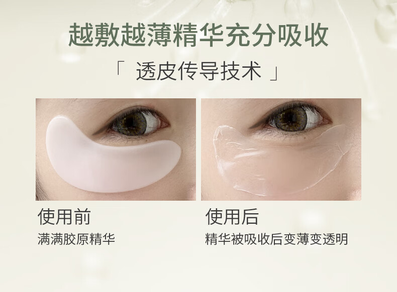 SKISGEM原装进口眼膜贴淡化细纹眼袋黑眼圈提拉紧致抗皱男女士眼贴膜 紧致抗纹眼膜贴10对装