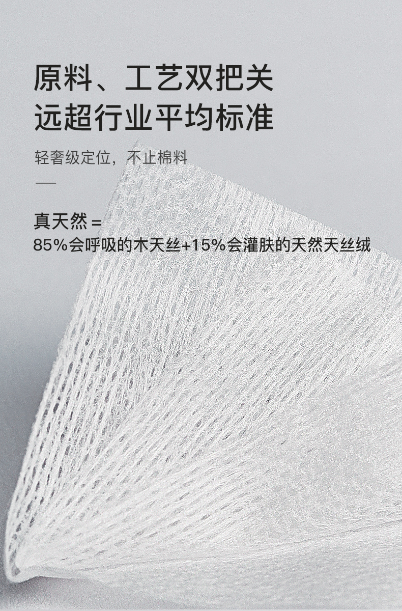 柏翠丝（Bytree's） 天丝湿敷棉纺丝工艺亲肤柔软化妆棉专用盒装轻薄省水卸妆棉敷脸