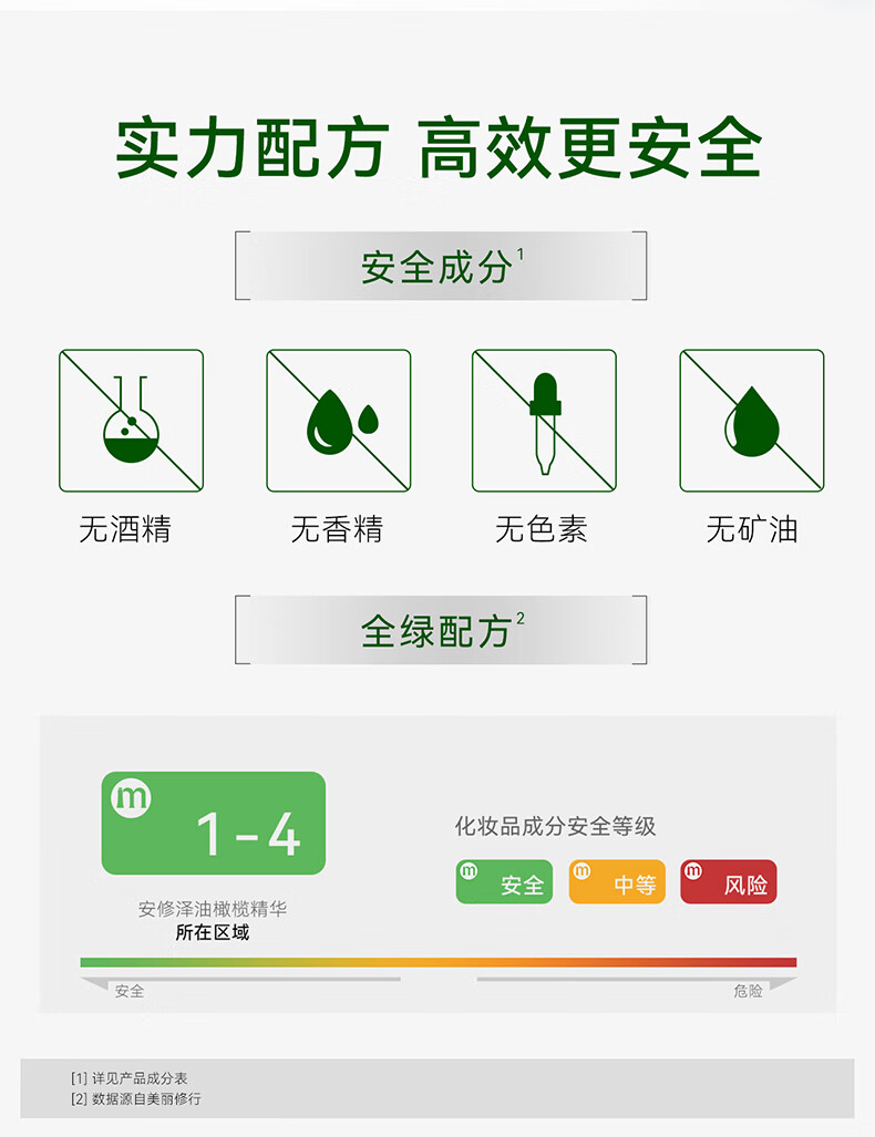 安修泽（ONCUR）清爽版油橄榄精华  面部修护精华舒缓改善面部泛红肌肤 30ml