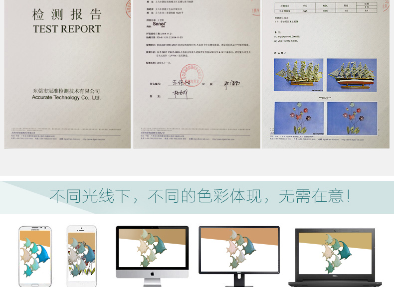 Snnei室内 立体墙贴电视沙发背景墙浮雕墙贴挂饰装饰画铁艺鱼创意墙面壁饰家居客厅墙壁装饰 铁鱼一套