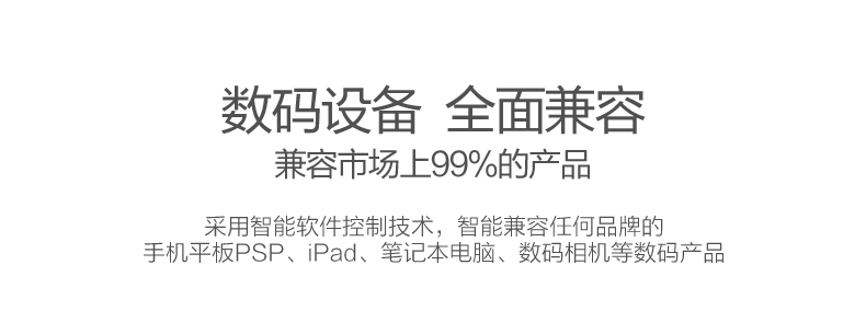 SSK飚王 SRBC531 笔记本移动电源 聚合物多功能充电宝 30000毫安