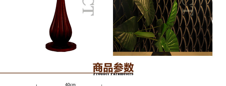比月中式落地灯客厅卧室灯床头简约实木灯具立式书房茶楼落地灯1250