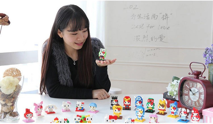 俐智(Loz)疯狂动物园 小颗粒积木动物积木 儿童