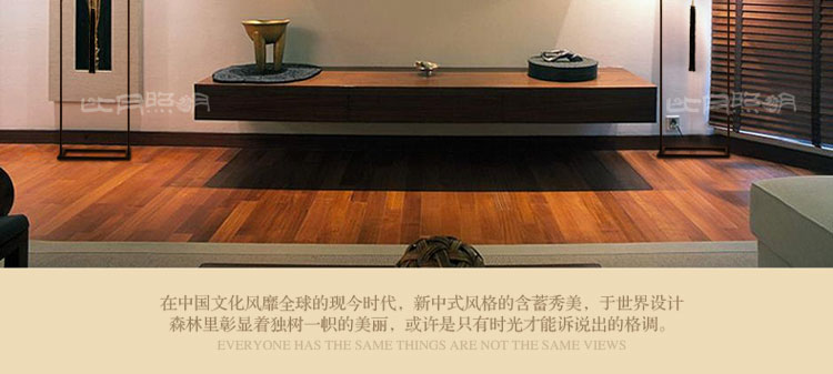 比月现代中式落地灯客厅卧室书房灯具创意布艺立式实木装饰落地灯3103 白色 34