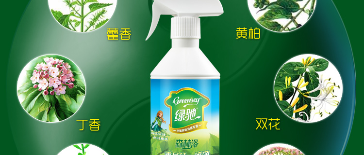 
                                        
                                                            绿驰 植物精华去除甲醛苯除油漆味喷雾剂 除味除臭去烟味分解异味净化剂 非空气清新剂 500ml                