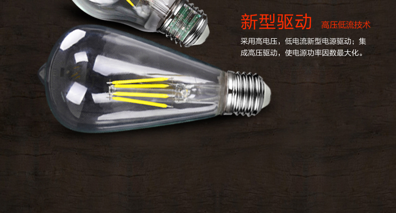 洲明翰源LED灯泡球泡灯360度全发光节能灯UHGY665 HGY668凸点灯泡4W 暖白