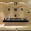 Современные безрамные DIY настенные часы Большие 3D Wall Watch Non Ticking для гостиной Спальня Кухня для гостиной