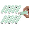 Fillinlight 10PCS Pack Светло-зеленый прямоугольник зажигалки Shape USB Flash Drive USB 2.0 Pen Drive Flash Drive usb flash drive