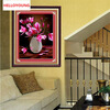 DIY 5D Diamonds Embroidery Phantom of Magnolia Round Diamond Painting Комплект вышивки крестом Diamond Mosaic Домашнее украшение determinants of capital account deregulation