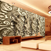 3D обои Стерео тиснением Статуэтка Mural Европейский стиль Vintage Living Room TV Sofa Творческий декор Обои Papel De Parede 3D пользовательские 3d обои европейский стиль vintage wood fiber photo mural рестораны клубы ktv bar интерьер декор обои papel tapiz