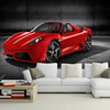 Пользовательский Любой размер 3D Sports Car Poster Фото Обои Гостиная Исследование Спальня Телевизор Фон Обои на рабочий стол Обои De Parede 3D