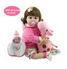 20 New arrival Handmade Silicone vinyl adorable Lifelike toddler Baby Bonecas girl kid bebe doll reborn menina de silicone npk lifelike 16 soft silicone reborn baby dolls truly pretty girl reborns realistic babies doll wear dress toddler playmate
