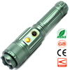 Induction Electric Zoom LED Flashlight CREE T6 Long Range Fishing Camping Portable Light 1000 Lumens 10W Olight Torch zoom led flashlight 1000 lumens 10w cree t6 high power telescopic olight intelligent electric 18650 rechargeable torch