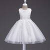 Lovely O Neck Lace Flower Girl Dresses 2018 Без рукавов Кружева Appliques Bow Belt Princess Pageant Kids Prom Dress kids lace princess girl communion dress baby long sleeved bridesmaid wedding party birthday elegant white big bow girls dress