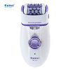 Kemei KM - 2668 Аккумуляторная электрическая очищающая для кожи средство для удаления волос Shaver Defeatherer Body Face Depilatory Epilator for Lady km 207 new 3 in 1 women shave wool device knife electric shaver wool epilator shaving lady s shaver female care