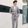 Мужские свадебные костюмы Bridegroom Prom костюмы Мужские куртки Blazers + Брюки Брюки домашние костюмы