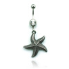 Горячие продажи Пентаграмма Starfish Bellybutton Женщины тела Пирсинг Кольца Ombligo ювелирные изделия Anti Аллергический материал