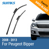 SUMKS Wiper Blades for Peugeot Bipper 26&19 Fit Bayonet Arms 2008 2009 2010 2011 2012 2013 sumks wiper blades for peugeot 301 24