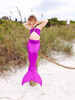 3 шт. Позолота для девочек Mermaid Tail Купальники Купальные костюмы Бикини Купальники Плавательные костюмы Плавающая одежда купальники