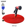 VODOF 50Feet Expandable Magic Гибкий шланги для сада с поливом с распылителем Сад Автомобильный шланг для воды Трубы для полива шланги для систем полива