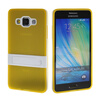 MOONCASE Soft Flexible Silicone Gel TPU Skin Stand Shell Back ЧЕХОЛ ДЛЯ Samsung Galaxy A5 Yellow embossed tpu gel shell for ipod touch 5 6 girl in red dress