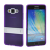 MOONCASE Soft Flexible Silicone Gel TPU Skin Stand Shell Back ЧЕХОЛ ДЛЯ Samsung Galaxy A5 Purple embossed tpu gel shell for ipod touch 5 6 girl in red dress